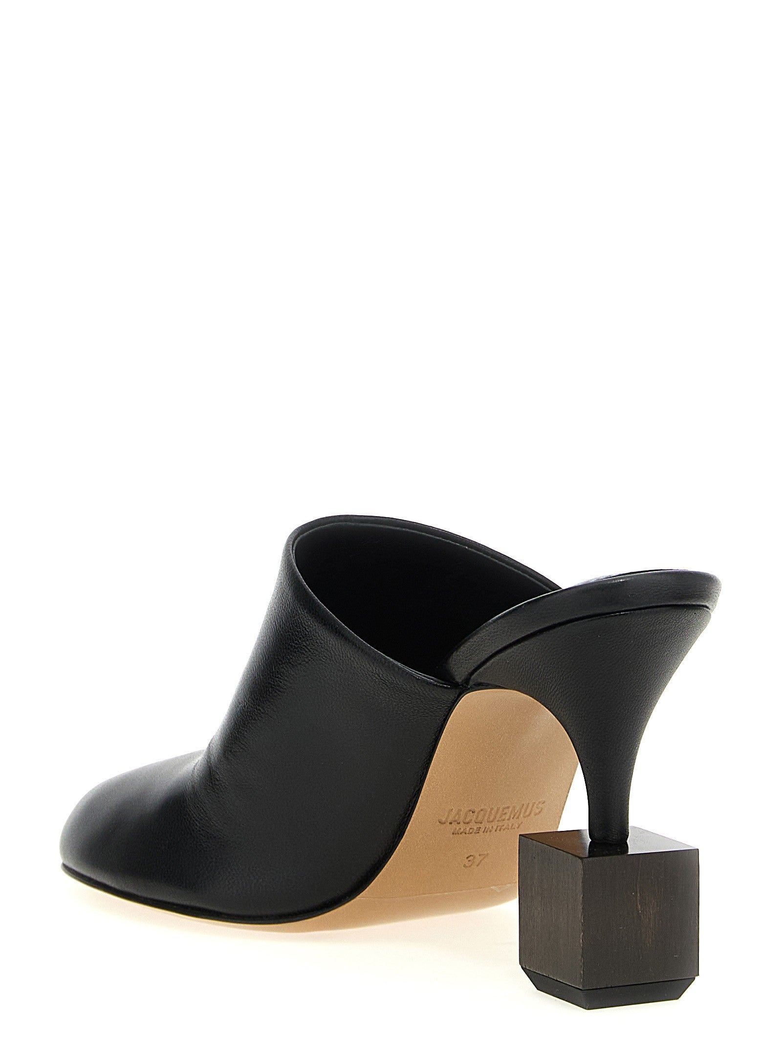 JACQUEMUS Les Mules Bisou Mules Black
