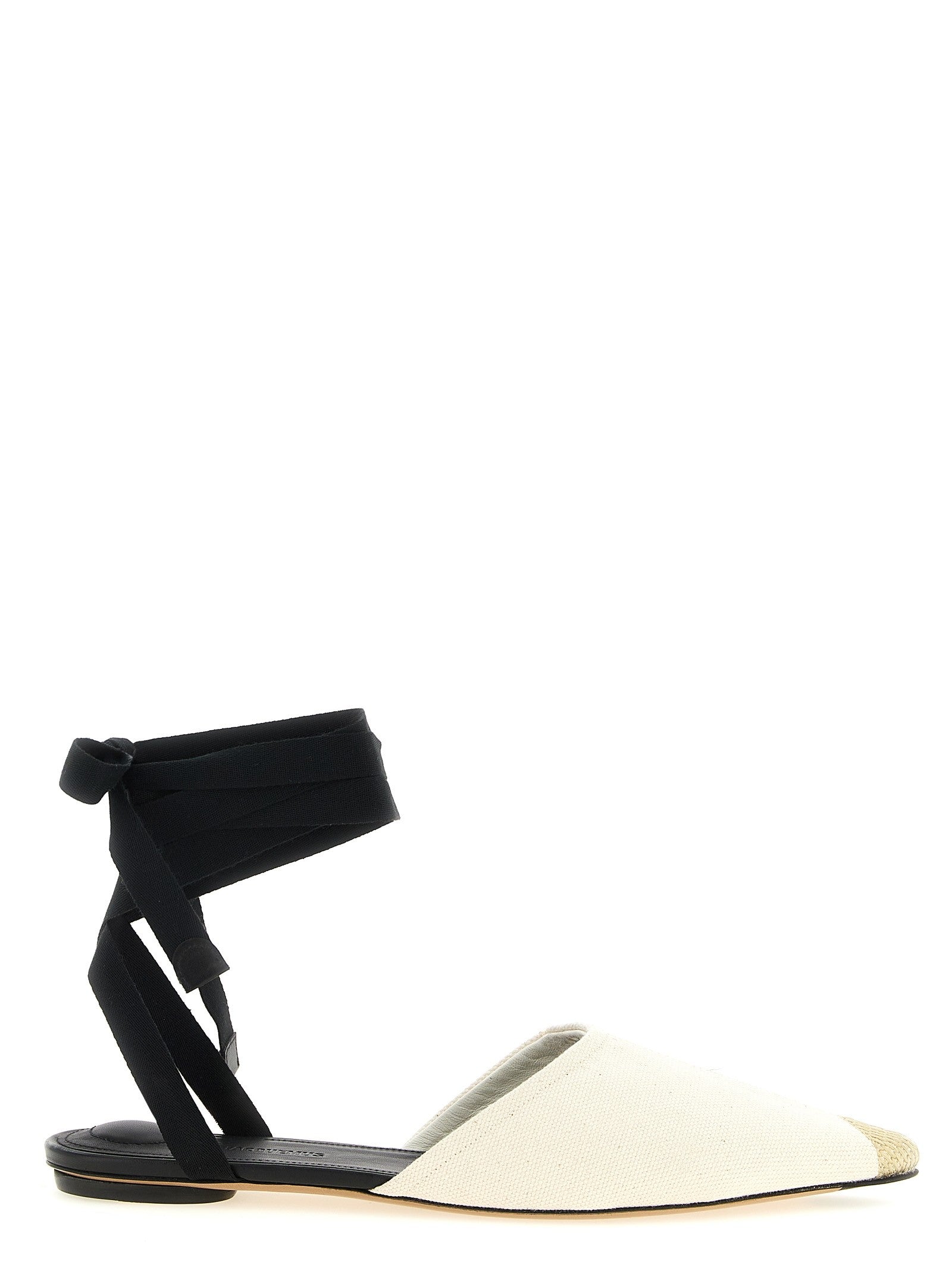 JACQUEMUS Les Sandales Espadrilles Mules Beige