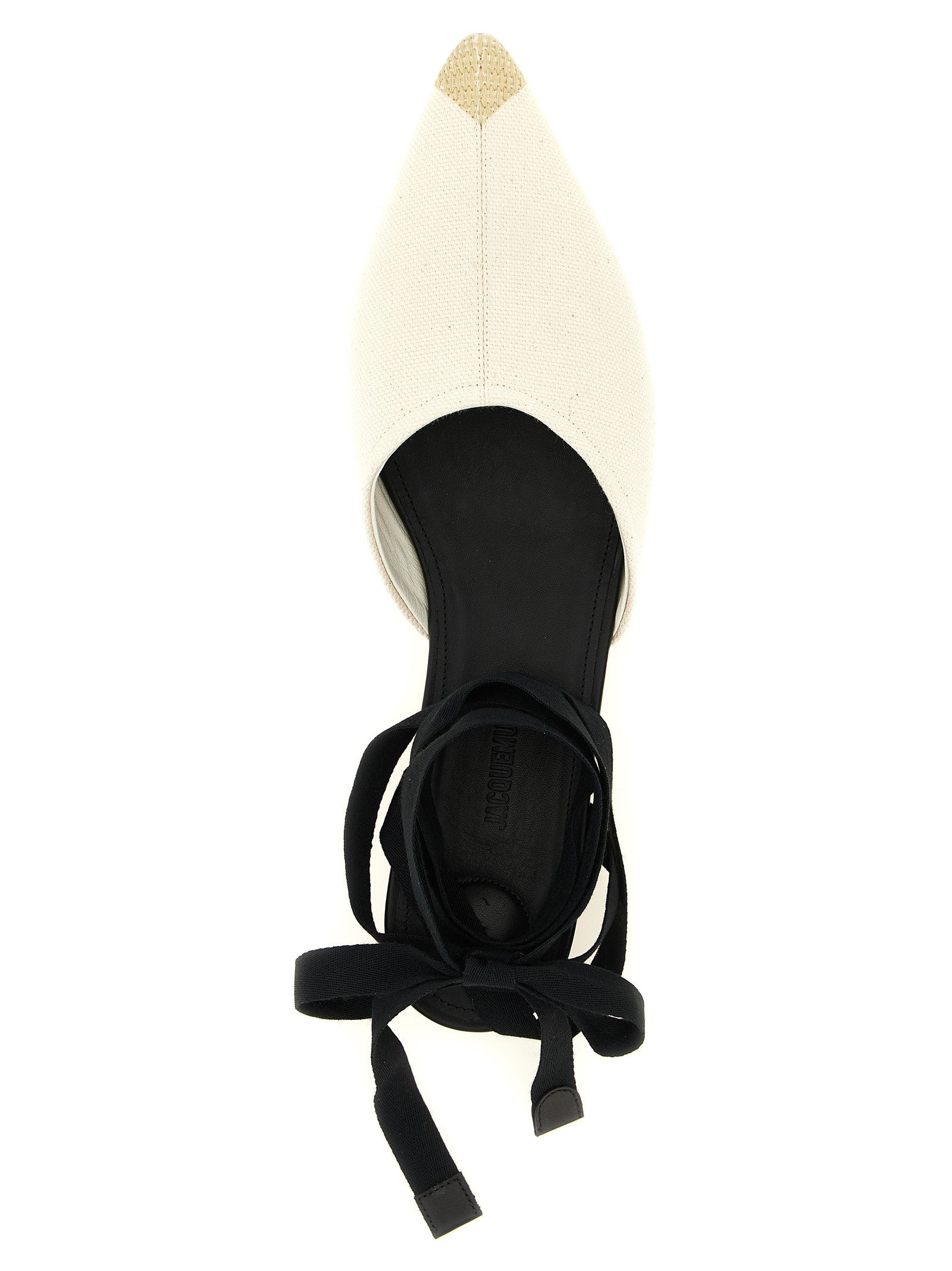 JACQUEMUS Les Sandales Espadrilles Mules Beige