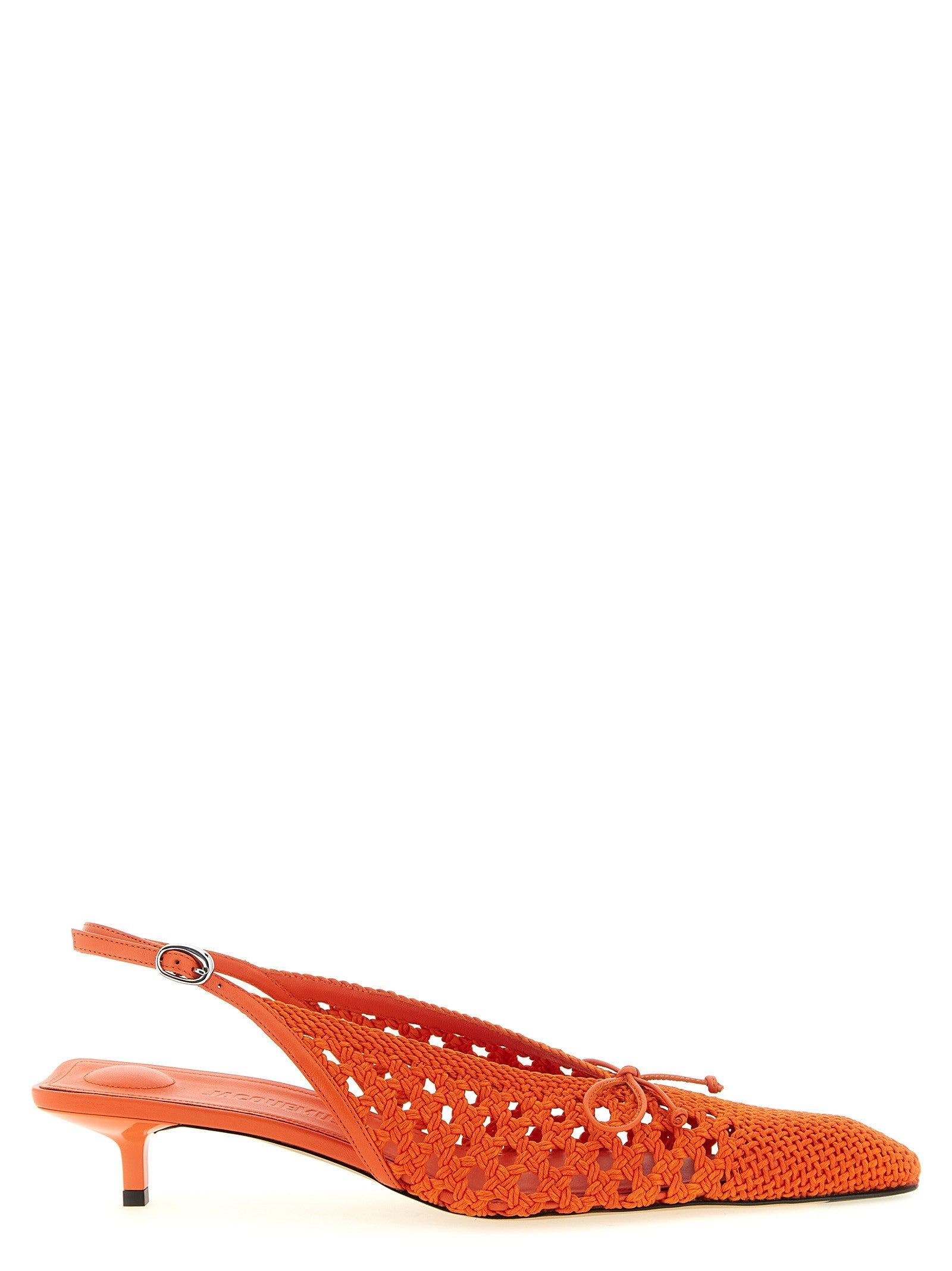 JACQUEMUS Les Slingbacks Cubisto Slingback Orange