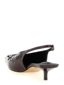 JACQUEMUS Les Slingbacks Cubisto Slingback Red
