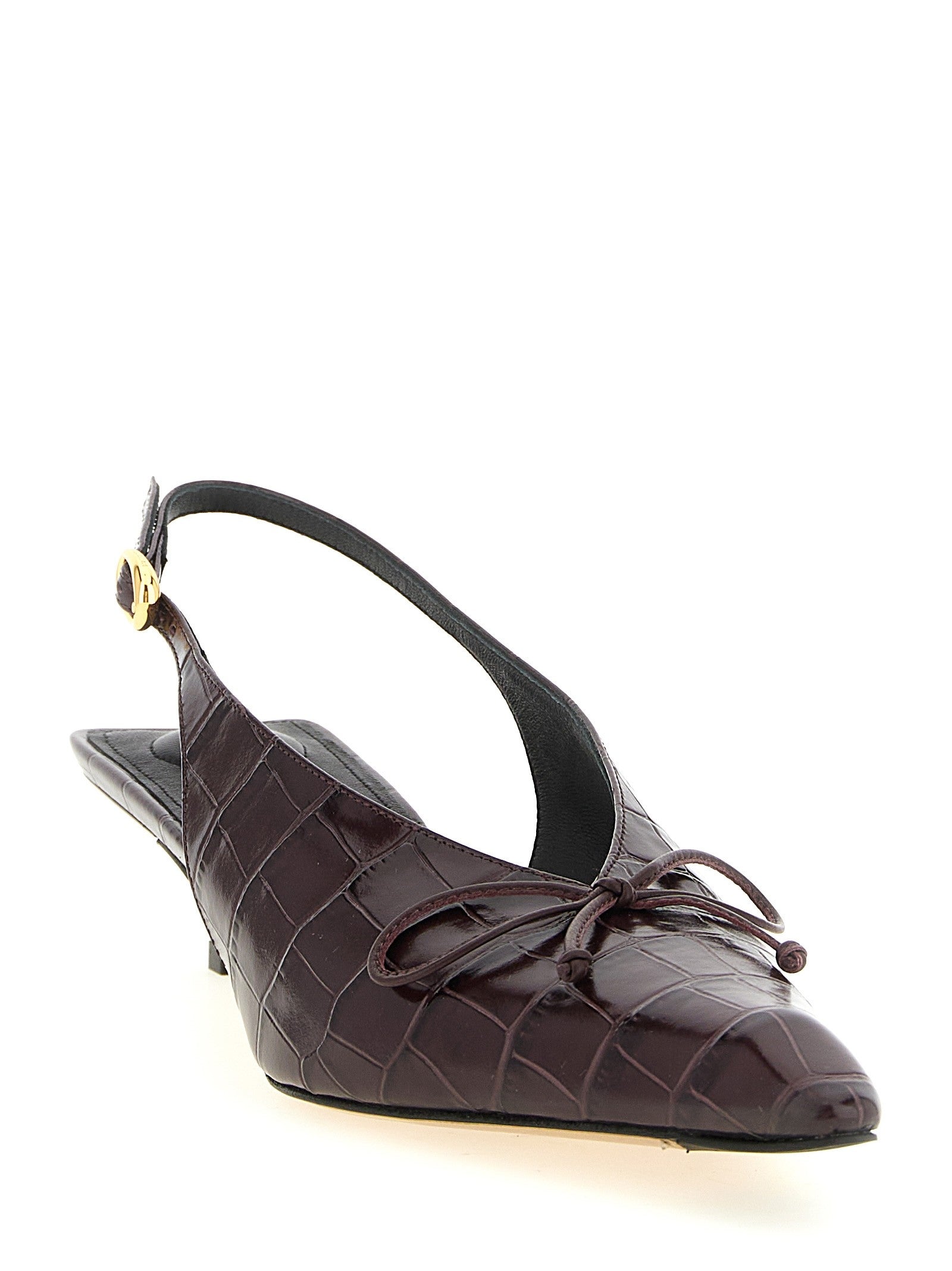 JACQUEMUS Les Slingbacks Cubisto Slingback Red
