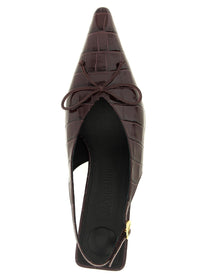 JACQUEMUS Les Slingbacks Cubisto Slingback Red