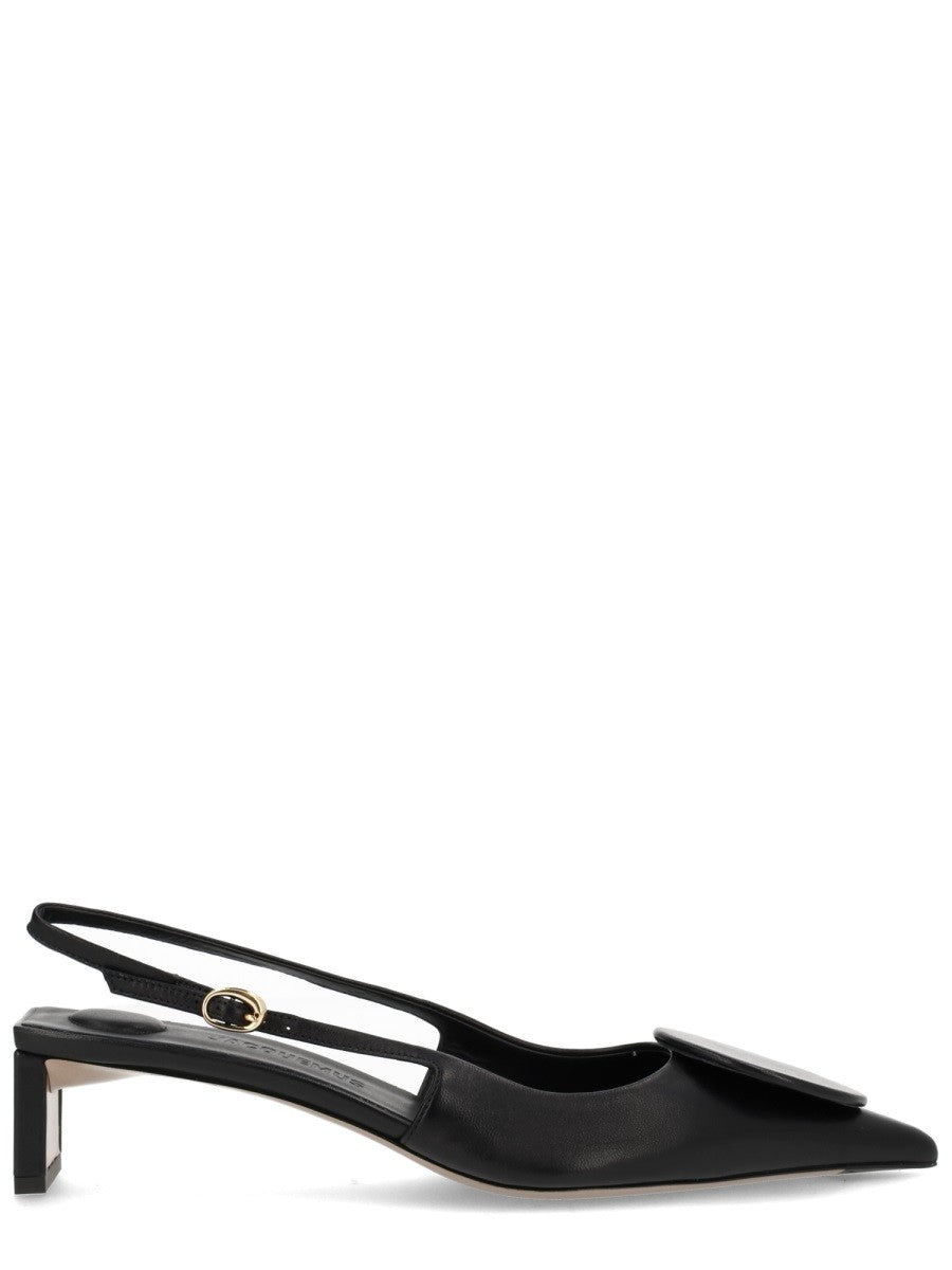 JACQUEMUS Women's Les Slingbacks Duelo Shoe Black
