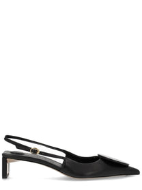 JACQUEMUS Women's Les Slingbacks Duelo Shoe Black