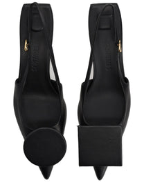 JACQUEMUS Women's Les Slingbacks Duelo Shoe Black