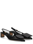 JACQUEMUS Women's Les Slingbacks Duelo Shoe Black, view 2