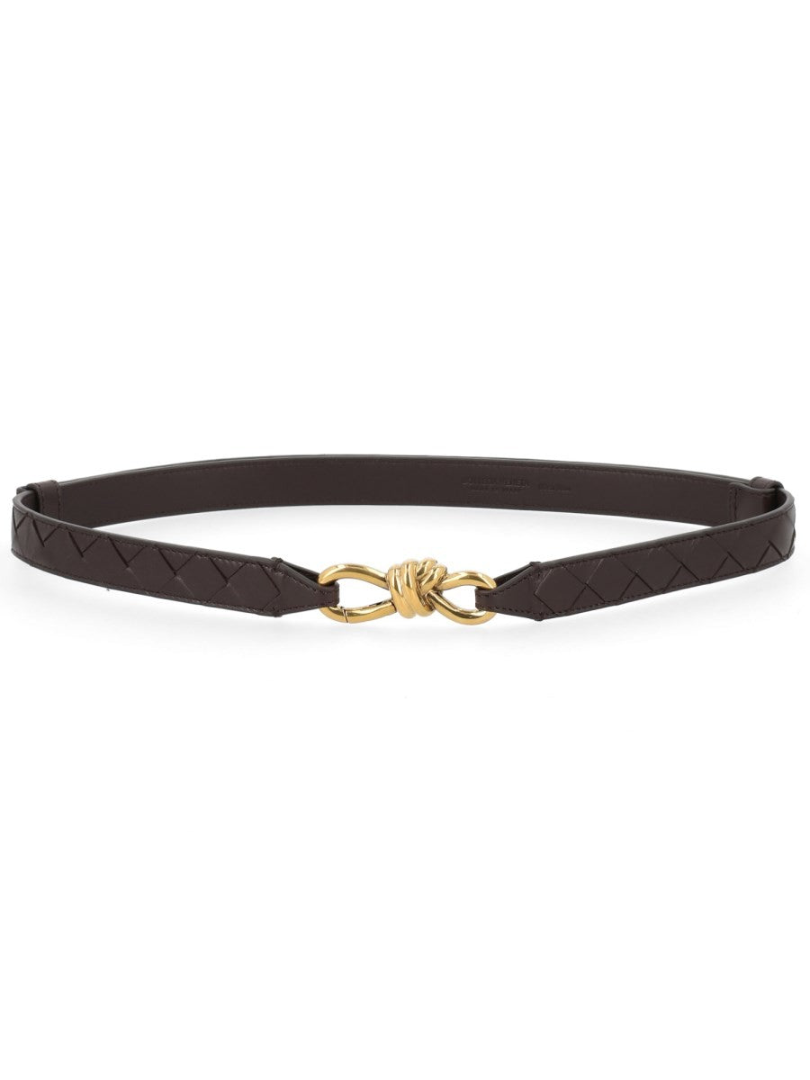 Bottega Veneta Women's Lets GO Belt Brown