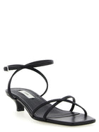 Toteme Letaher Crossover Sandals Black, view 2