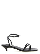 Toteme Letaher Crossover Sandals Black