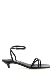 Toteme Letaher Crossover Sandals Black