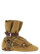 ISABEL MARANT Letiz Ankle Boots Beige