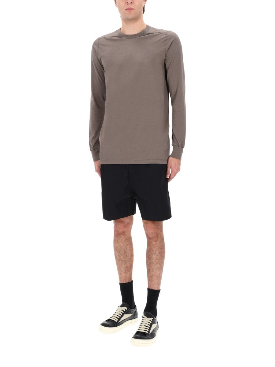 Rick Owens Men's Level LS Shirt Grey
