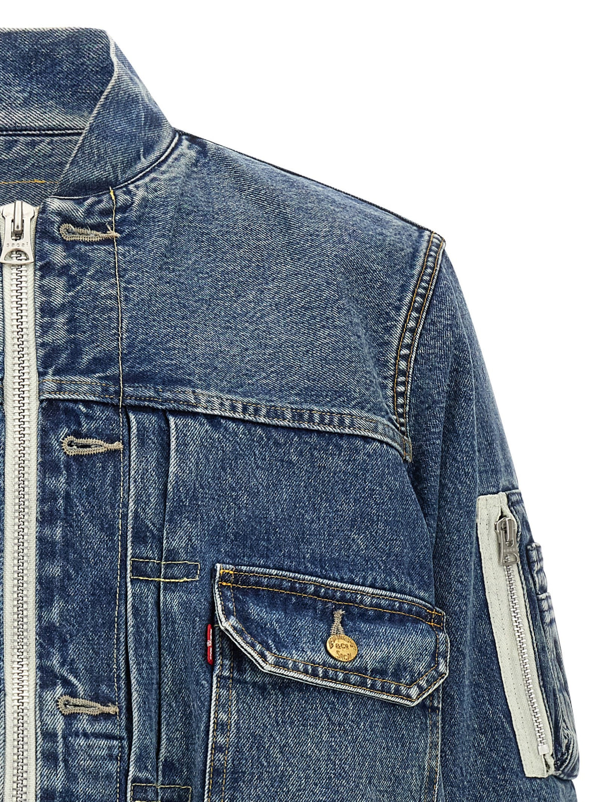Sacai Levis® Sacai Jacket Blue, view 3