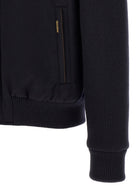 MooRER Levion Wool and Cashmere Bomber Jacket Blue, view 4