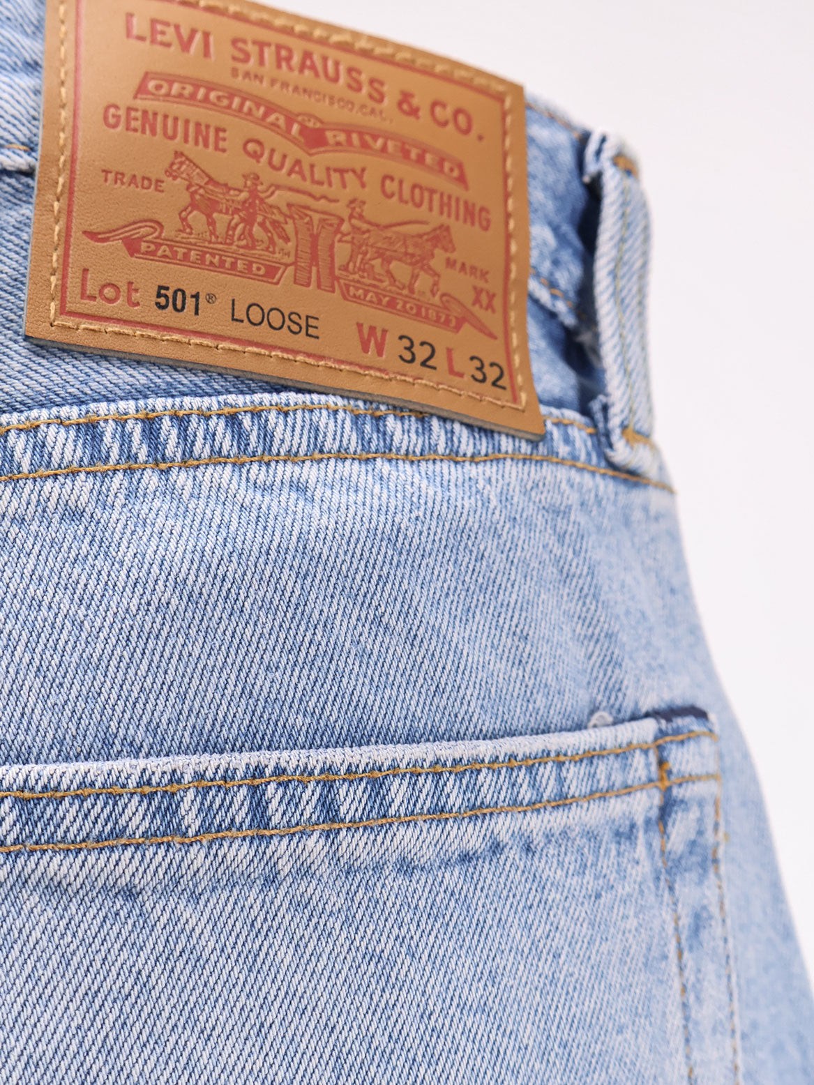 Levi's Men's Jeans Blue Denim In my bronco, view 3
