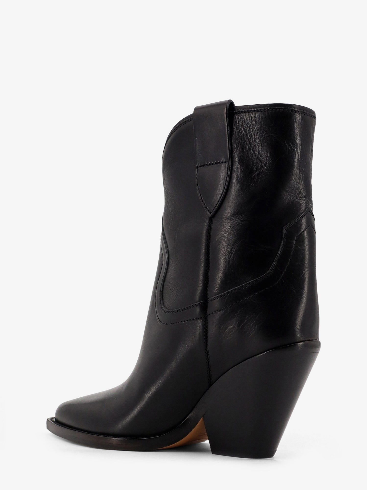 ISABEL MARANT Women's Leyane Leather Boots Black