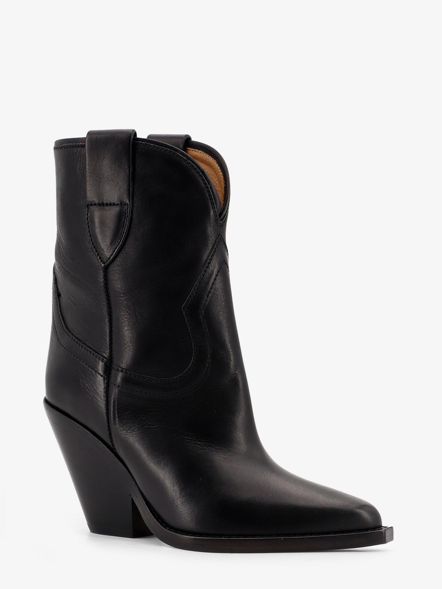 ISABEL MARANT Women's Leyane Leather Boots Black