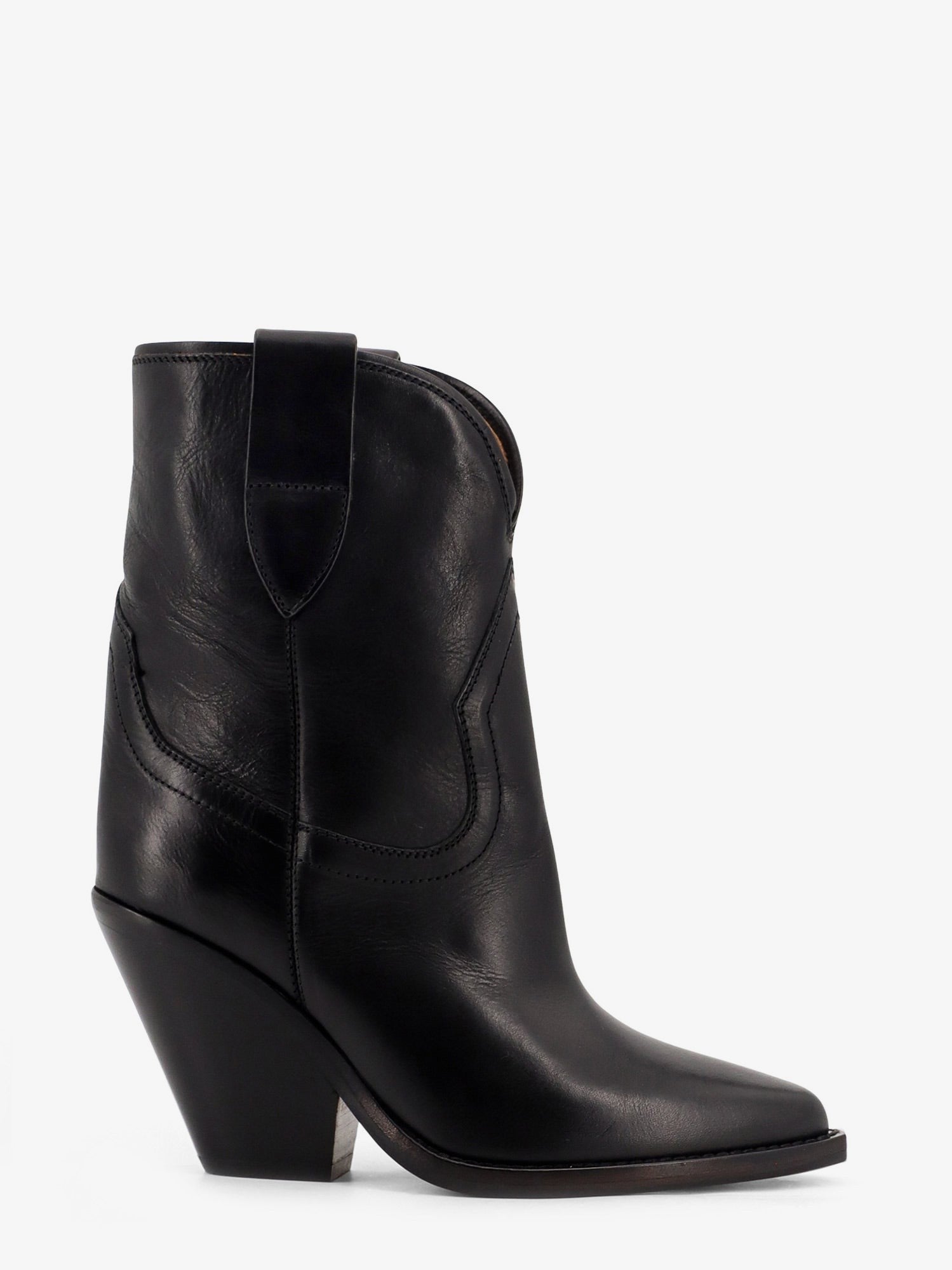 ISABEL MARANT Women's Leyane Leather Boots Black