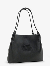 ETRO Women's Libra Leather Shopping Bag Black, view 3