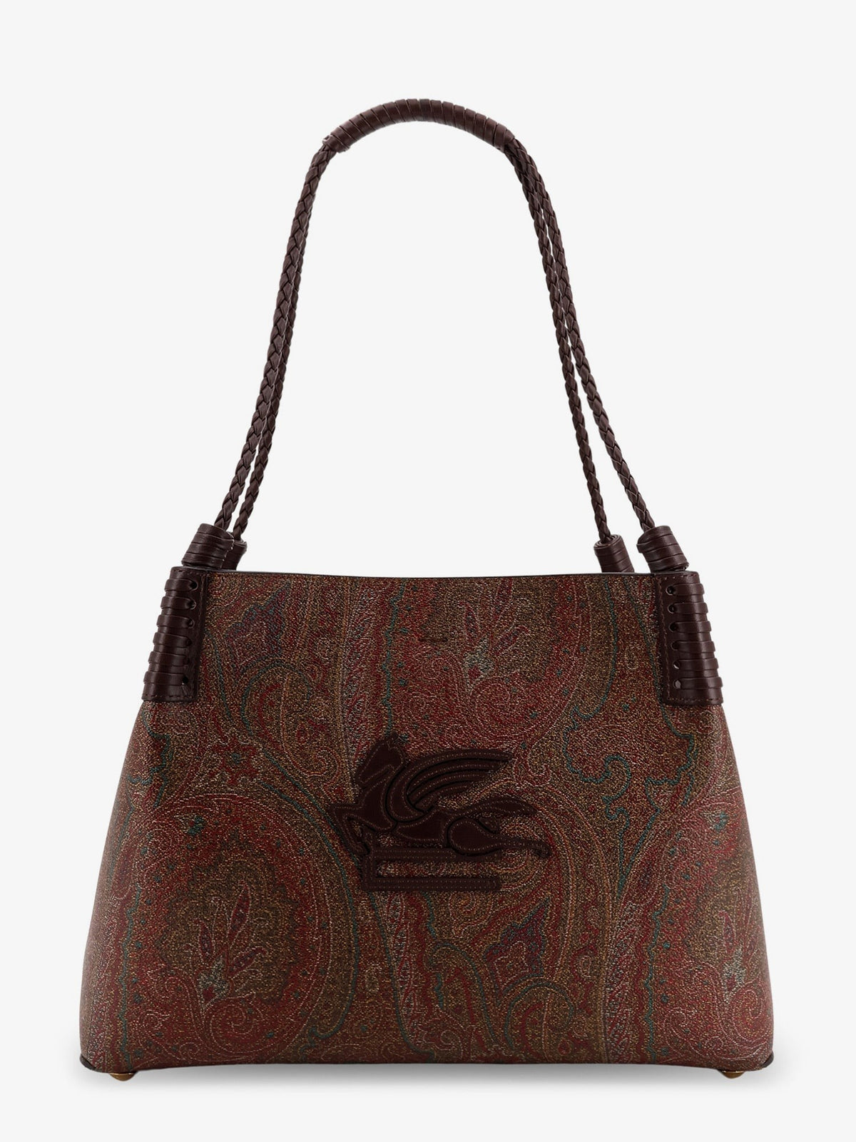ETRO Women's Libra Arnica Paisley Fabric Shopping Bag Black