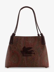 ETRO Women's Libra Arnica Paisley Fabric Shopping Bag Black
