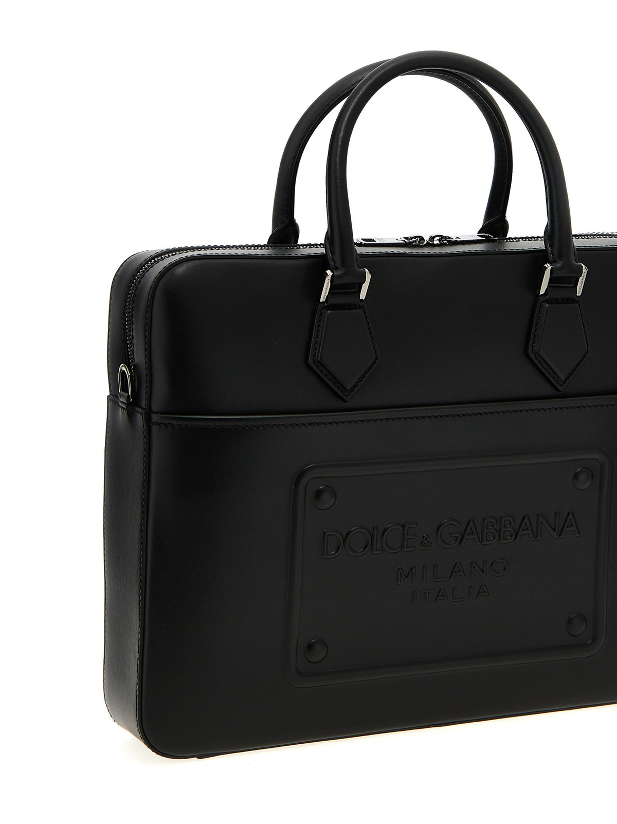 Dolce&amp;Gabbana License Plate Handbag Black, view 3