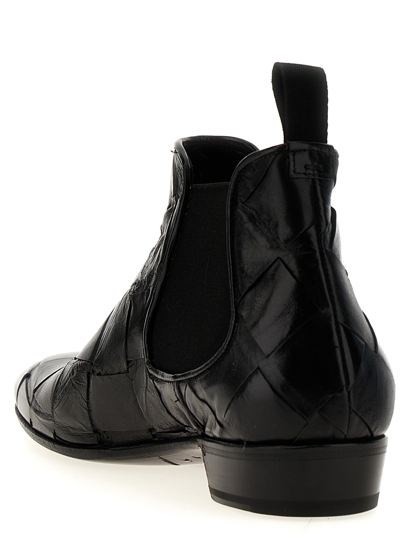LIDFORT - LIDFORT - Braided leather ankle boots - Men’s Shoes