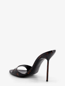 Paris Texas Women's Lidia Patent Leather Sandals Gold