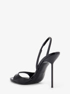 Paris Texas Women's Lidia Patent Leather Sandals Black, view 3