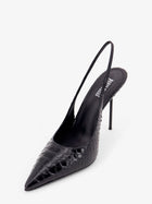 Paris Texas Women's Lidia Pump in Leather Black, view 4
