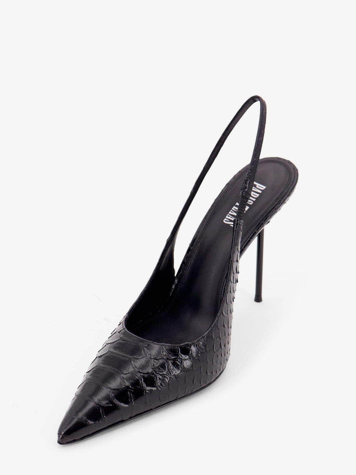 Paris Texas Women's Lidia Pump in Leather Black, view 4