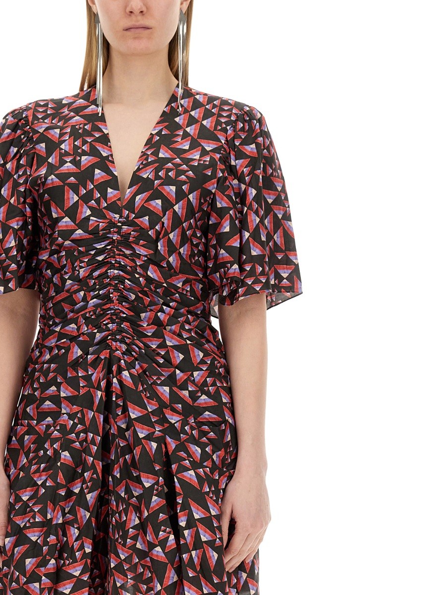 ISABEL MARANT Women's Lienne Dress Multicolor, view 4