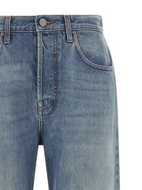Gucci Light Blue High Waist Jeans Blue