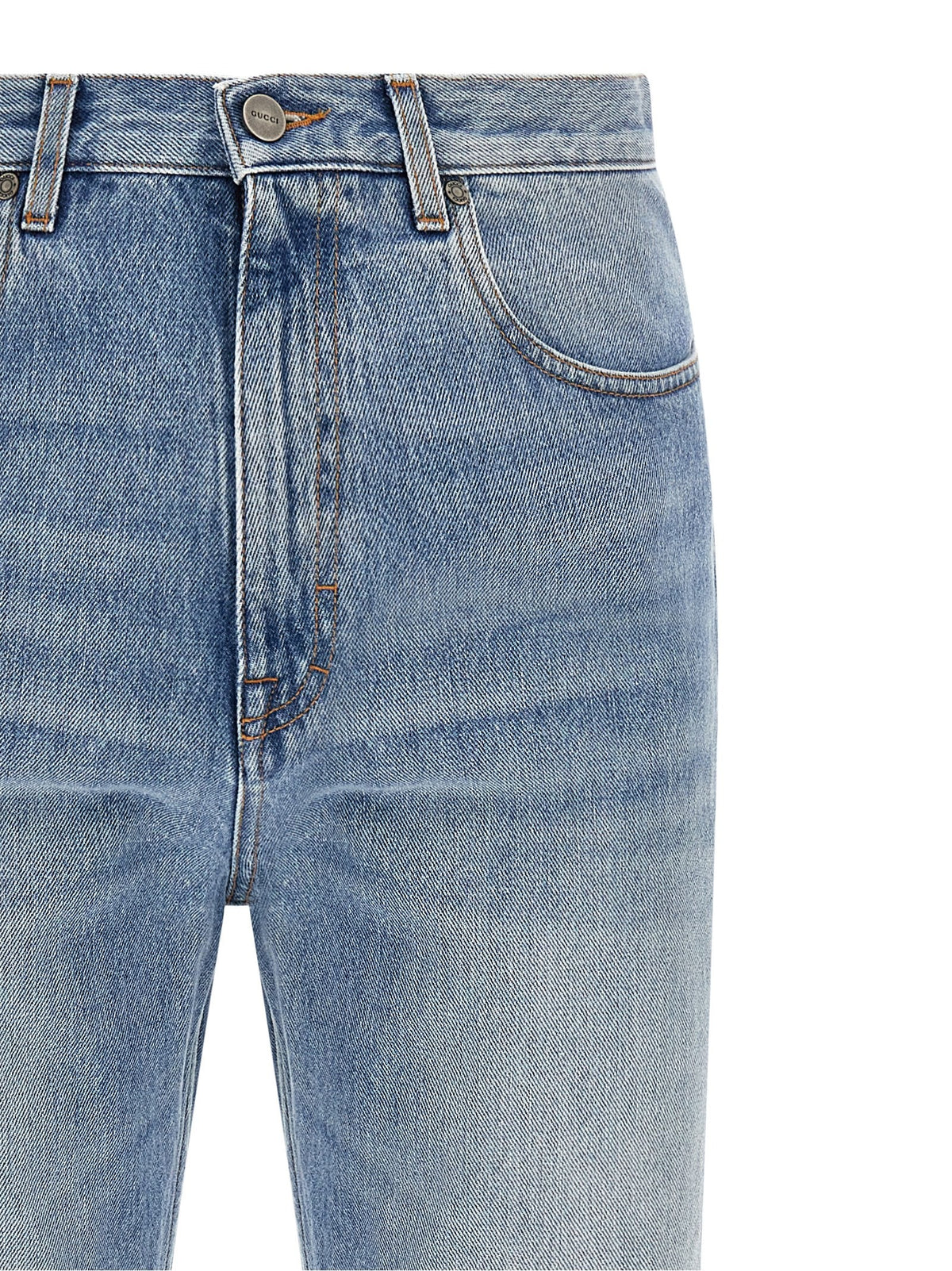 Gucci Light Blue Jeans Delavé Blue, view 3