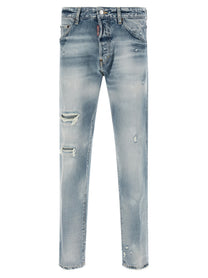 Dsquared2 Light Blue Teddy Jeans Blue