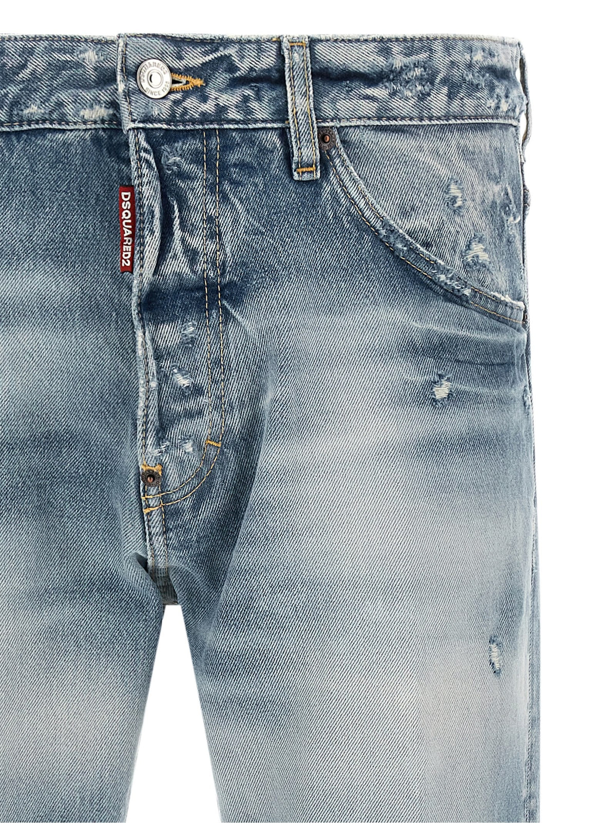 Dsquared2 Light Blue Teddy Jeans Blue