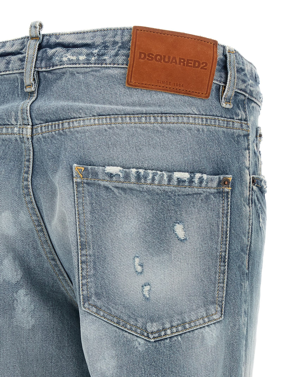 Dsquared2 Light Blue Teddy Jeans Blue