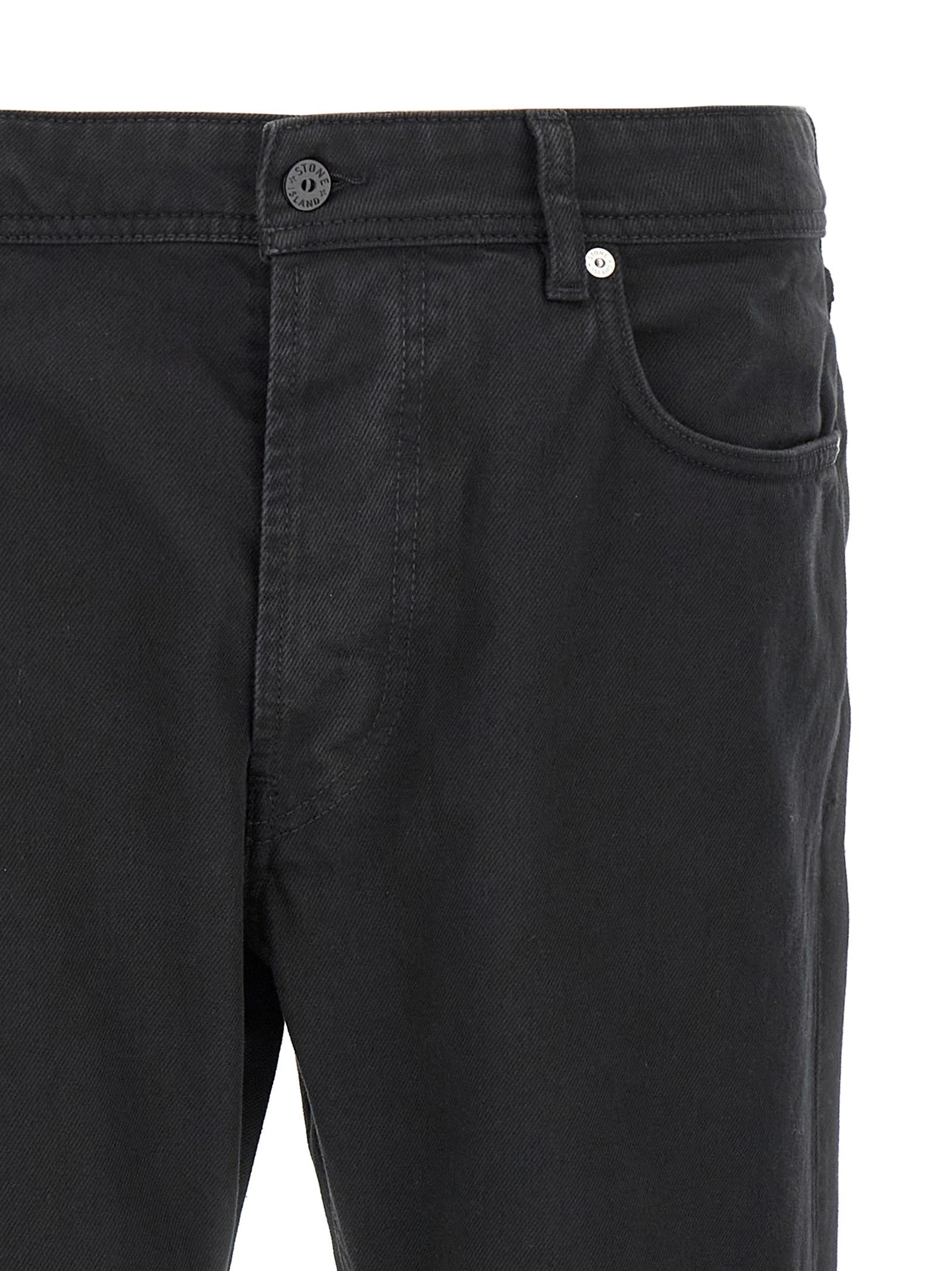Stone Island Light Bull Denim Jeans Black