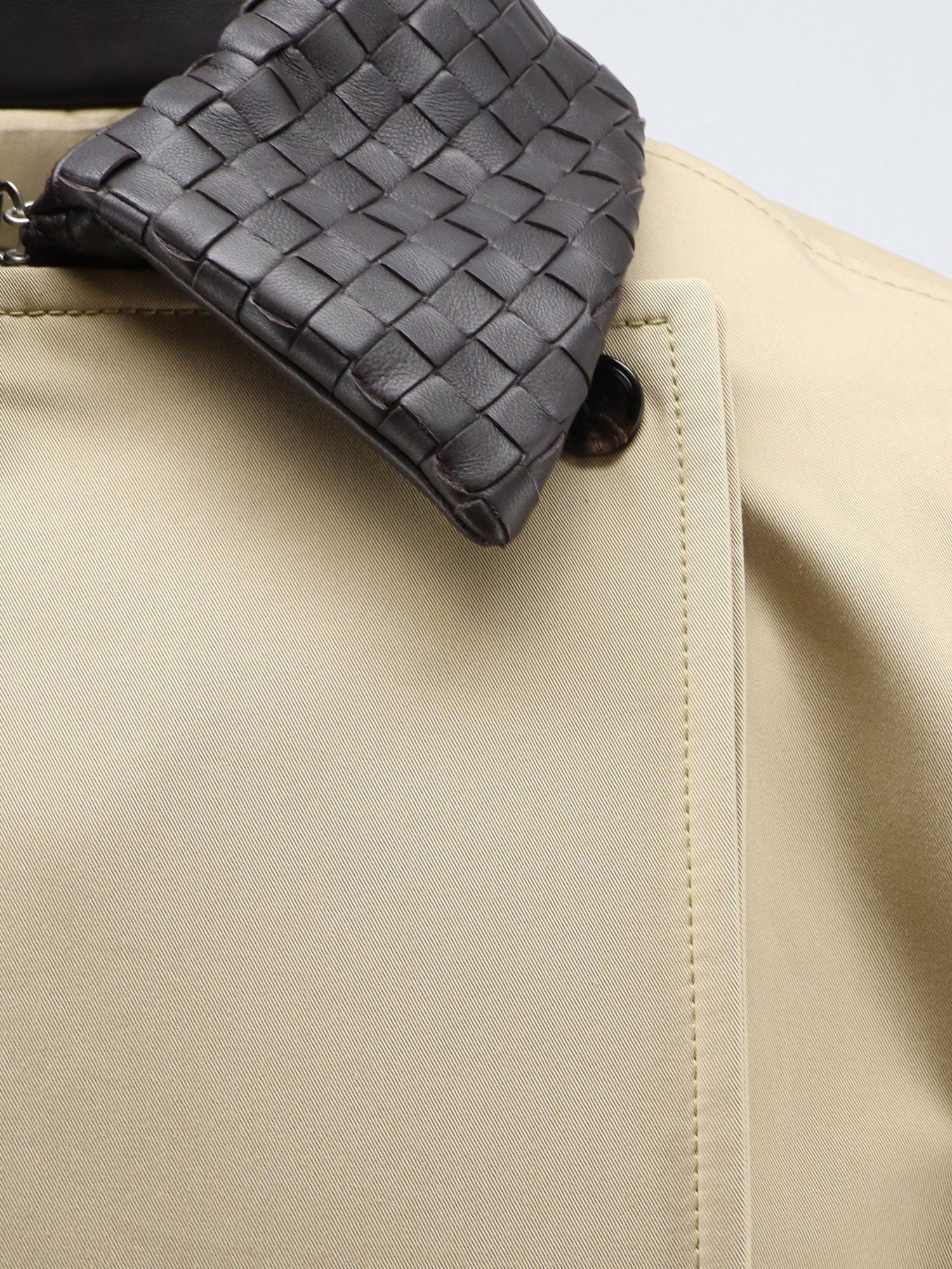Bottega Veneta Women's Light Cotton Trench Sahara