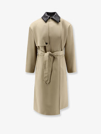 Bottega Veneta Women's Light Cotton Trench Sahara