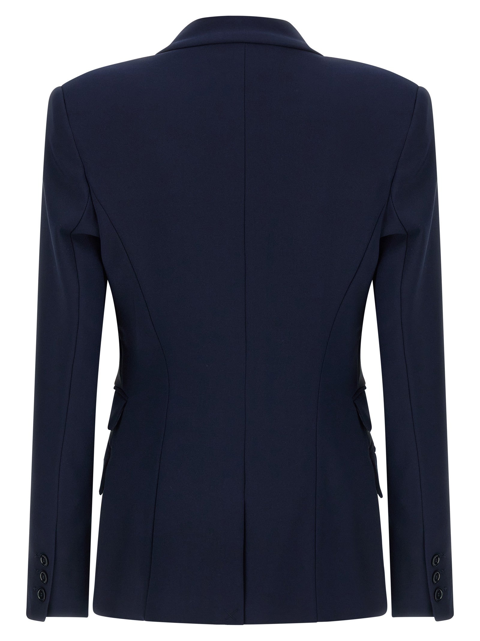 Elisabetta Franchi Light Crêpe Blazer Blue