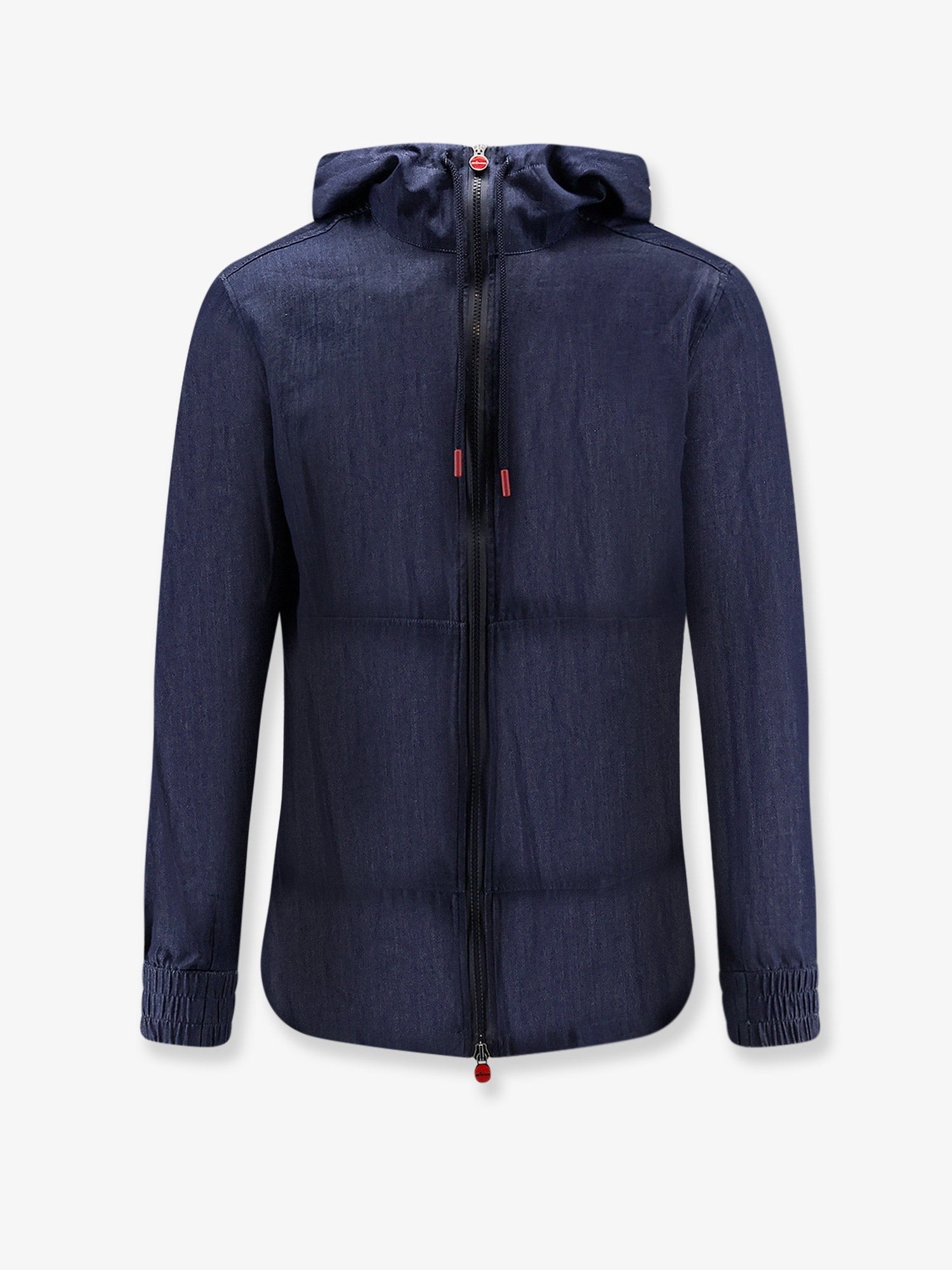Kiton Men's Light Denim Jacket Grey