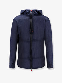 Kiton Men's Light Denim Jacket Grey