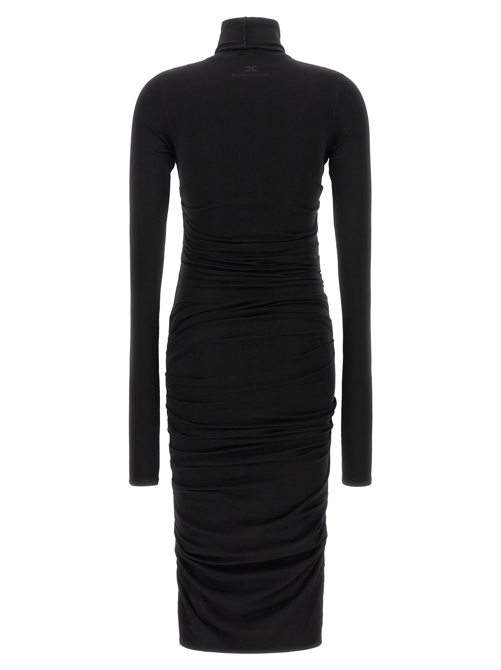 Elisabetta Franchi Light Jersey Dress Black