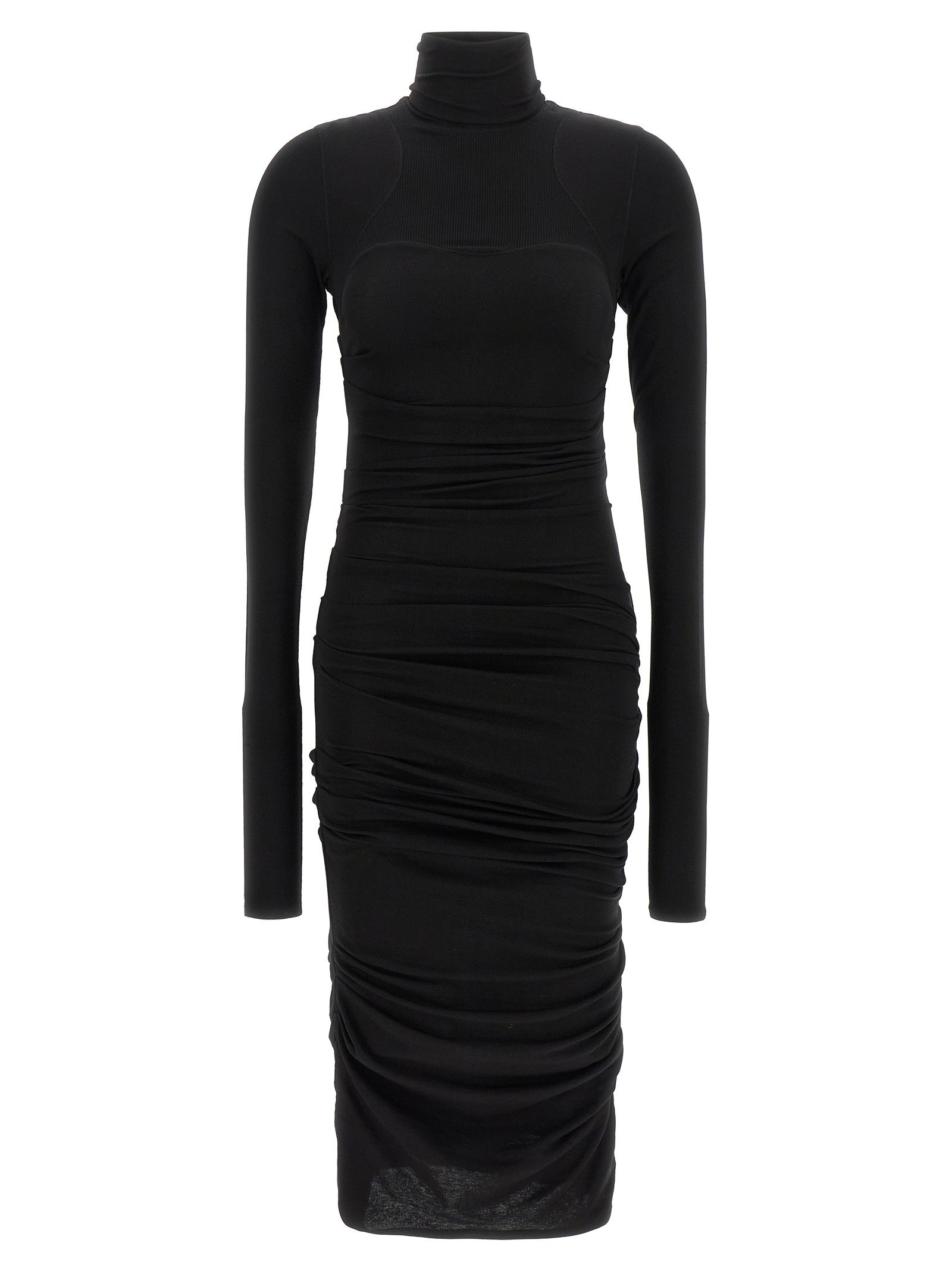 Elisabetta Franchi Light Jersey Dress Black