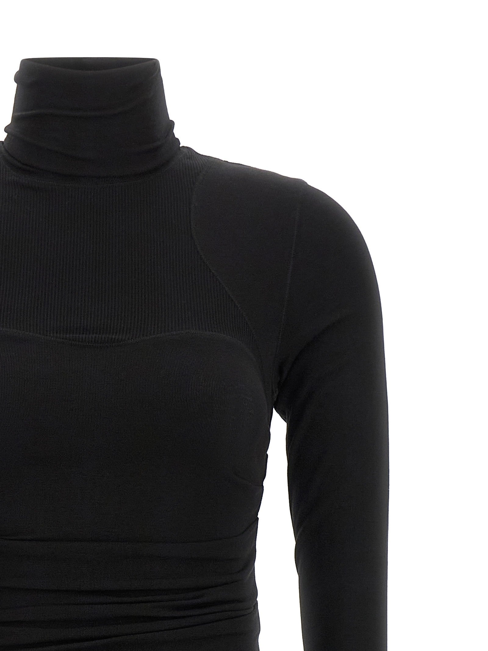 Elisabetta Franchi Light Jersey Dress Black