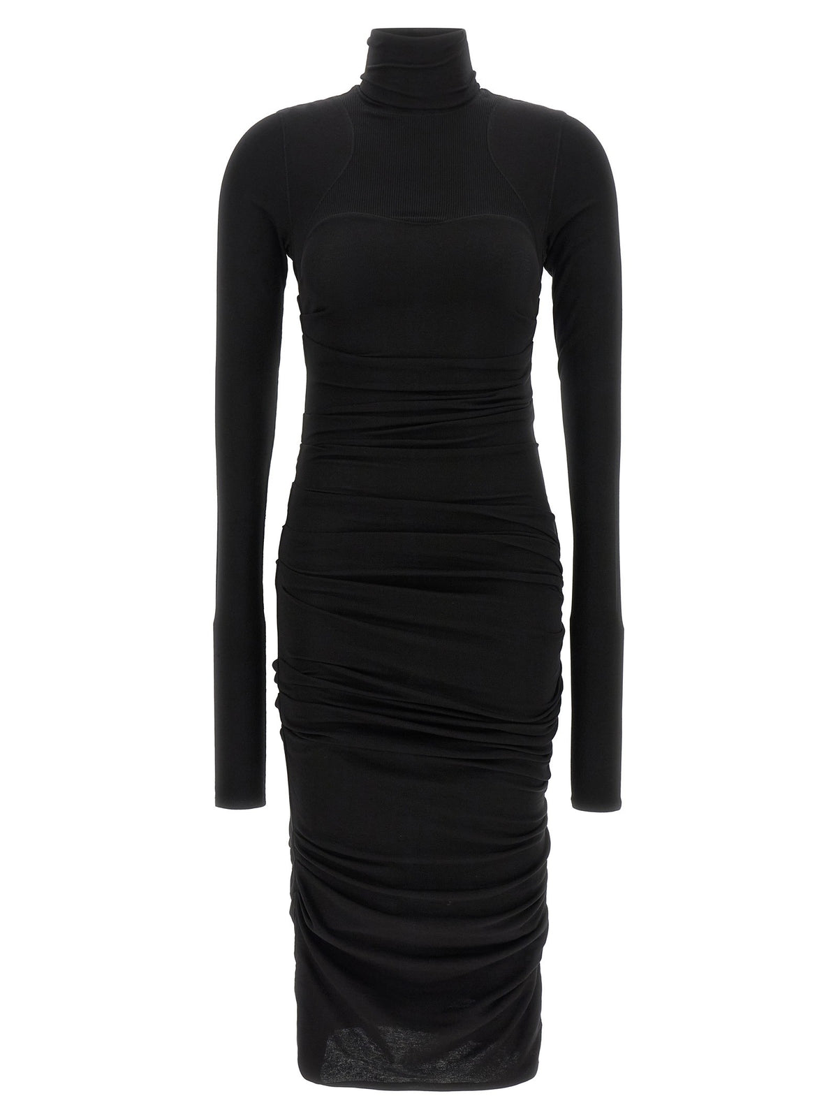 Elisabetta Franchi Light Jersey Dress Black
