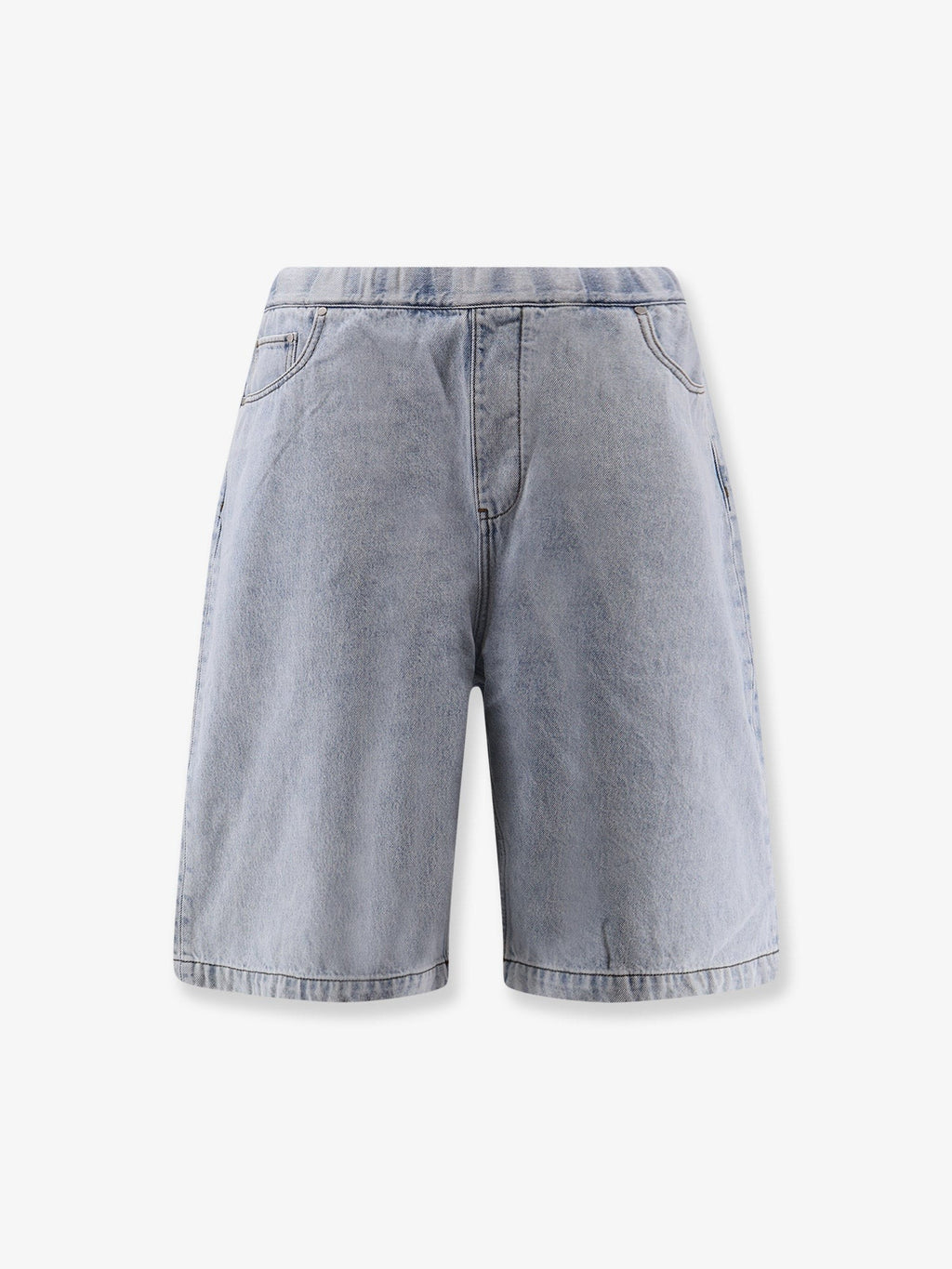 Entire Studios Men's Light Washed Denim Bermuda Shorts Blue