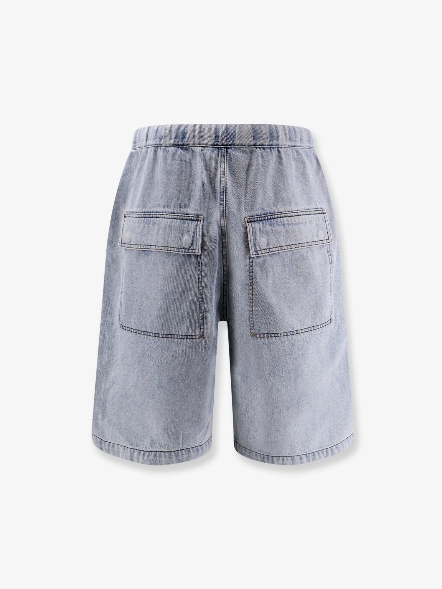 Entire Studios Men's Light Washed Denim Bermuda Shorts Blue
